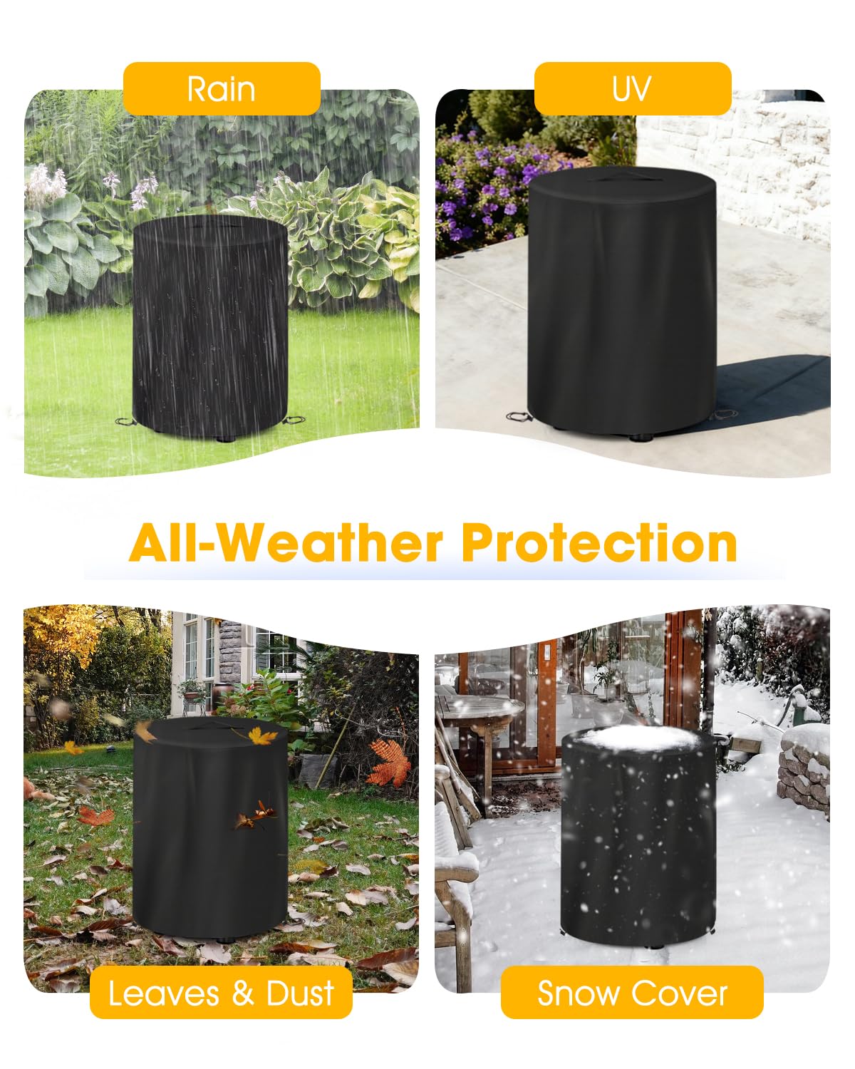 LANGZIHT Ninja Fireside360 cover water-resistant material for wet days