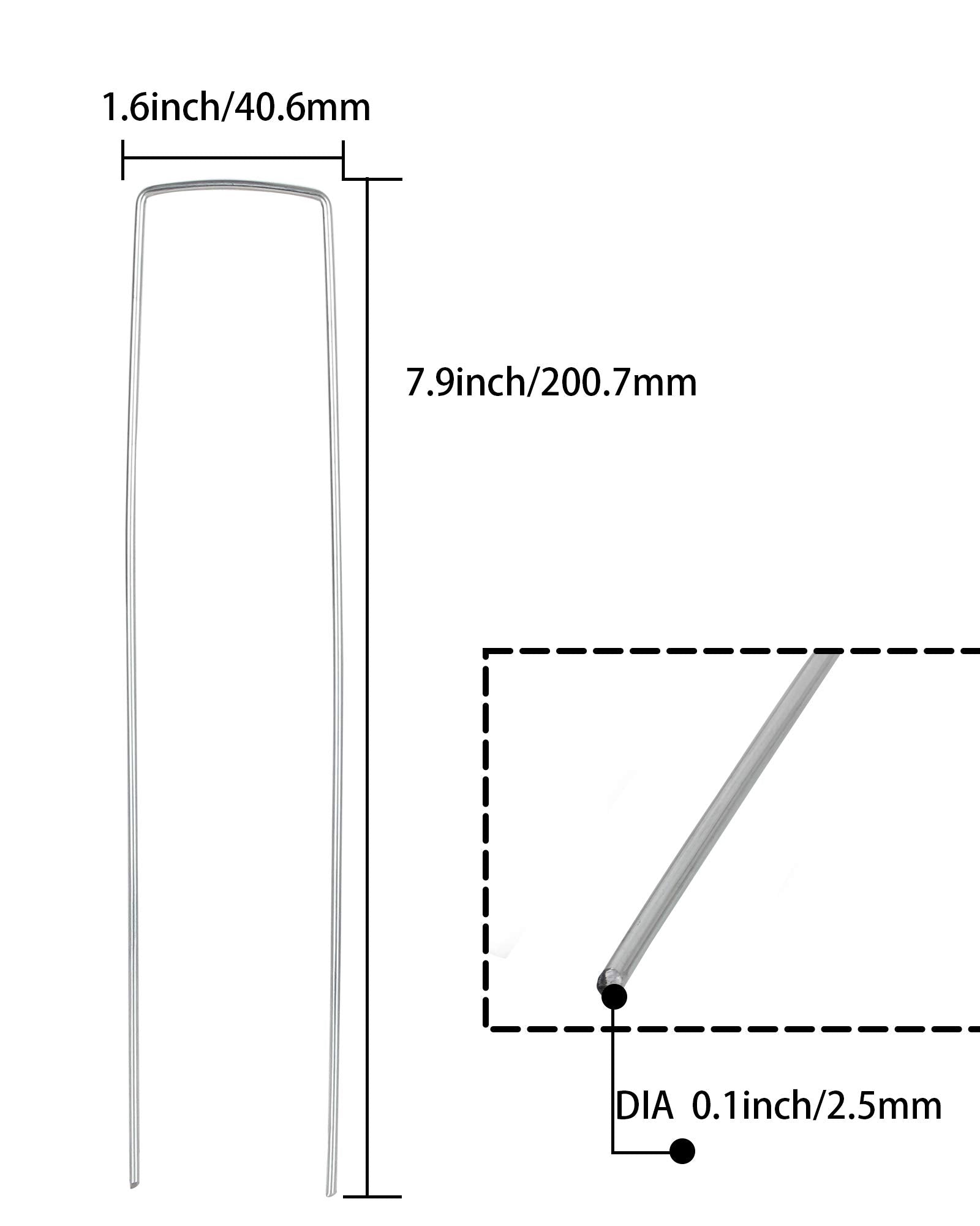 LANIAKEA 200-pack garden stakes for broad outdoor projects.