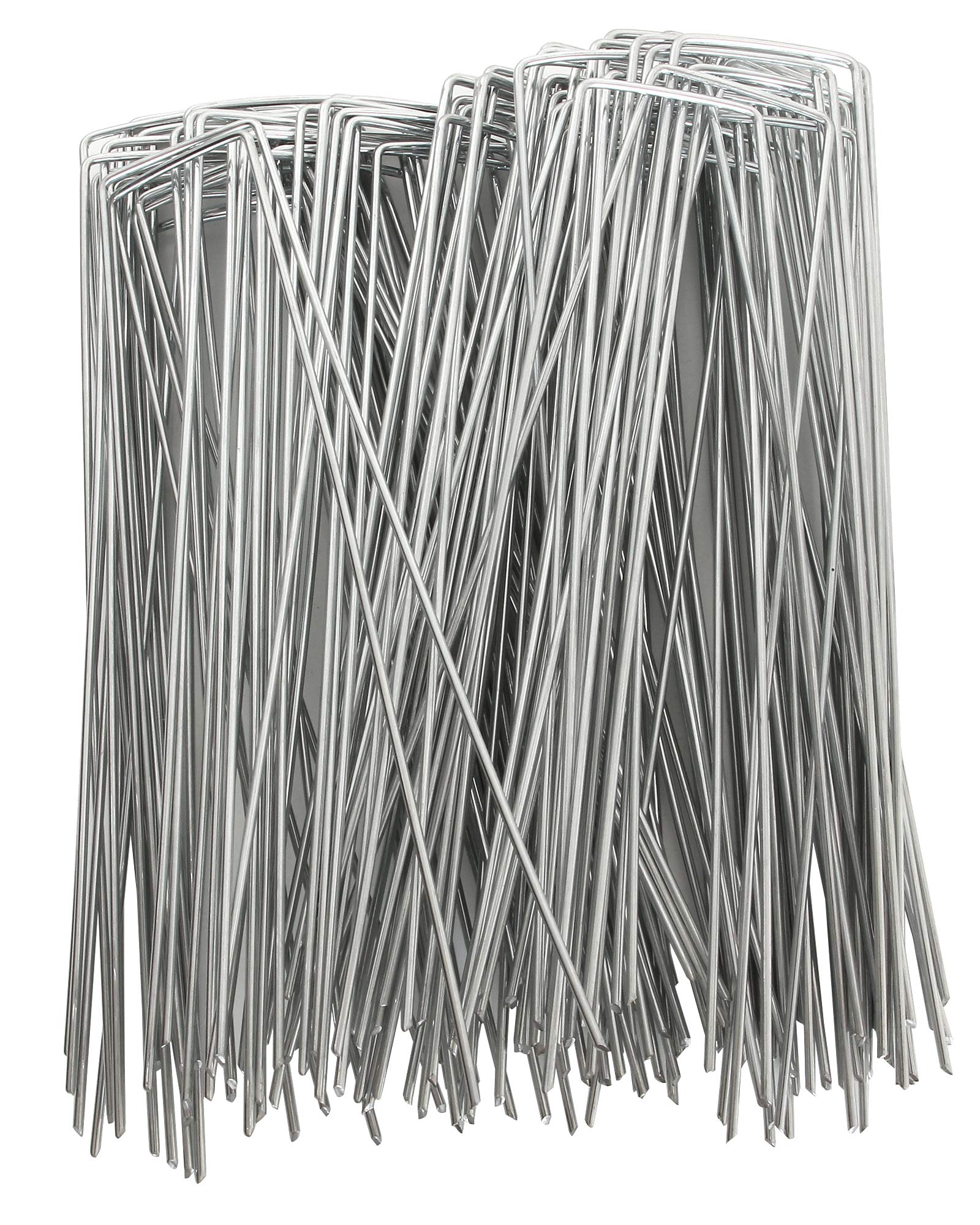 LANIAKEA garden stakes 8-inch galvanized steel ready to anchor sod and mats.