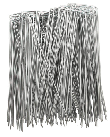 LANIAKEA garden stakes 8-inch galvanized steel ready to anchor sod and mats.