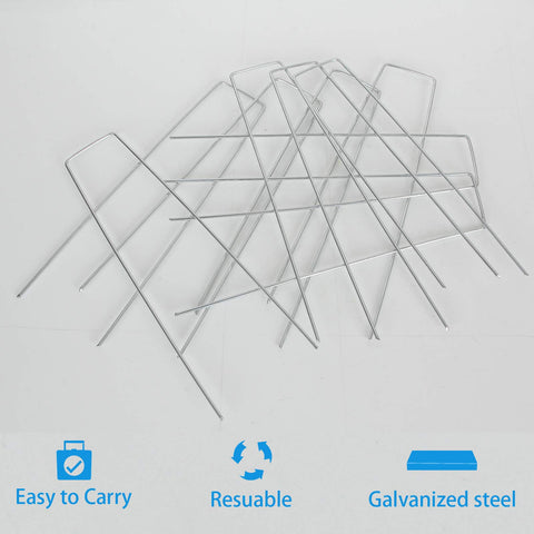 LANIAKEA galvanized steel stakes demonstrating durability for outdoor use.
