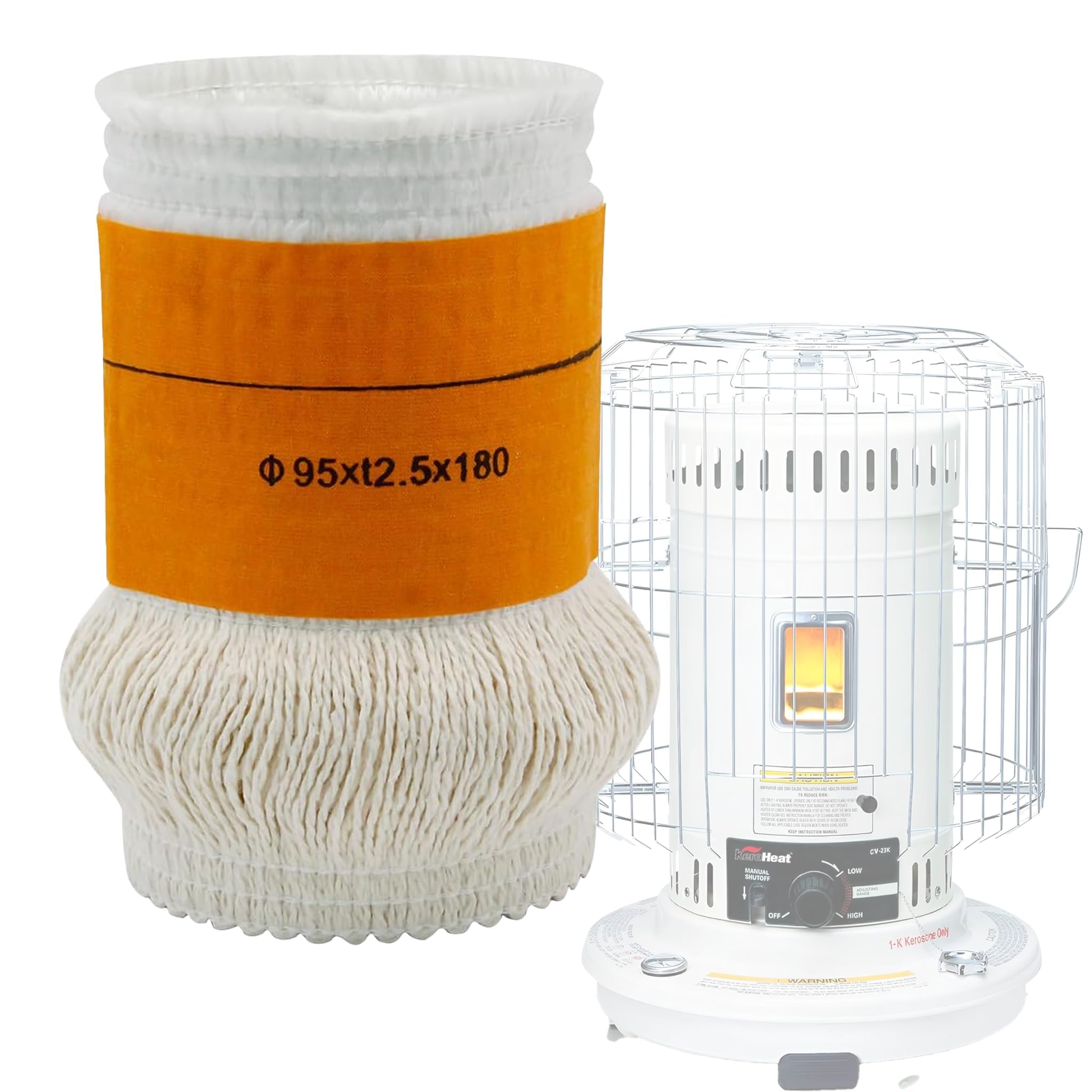 LANJGJIAYAN kerosene wick for Omni105 provides stable fuel delivery for steady warmth.