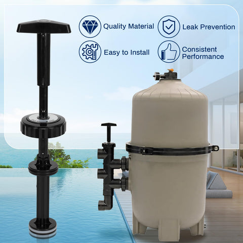 2-inch backwash valve and handle from Lanmun for durable operation.