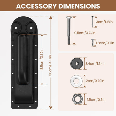Lanmun hot tub lid lifter components emphasize durable construction for frequent use.