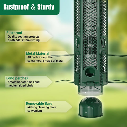 Lannso clear seed tube view highlights 3 lb capacity.