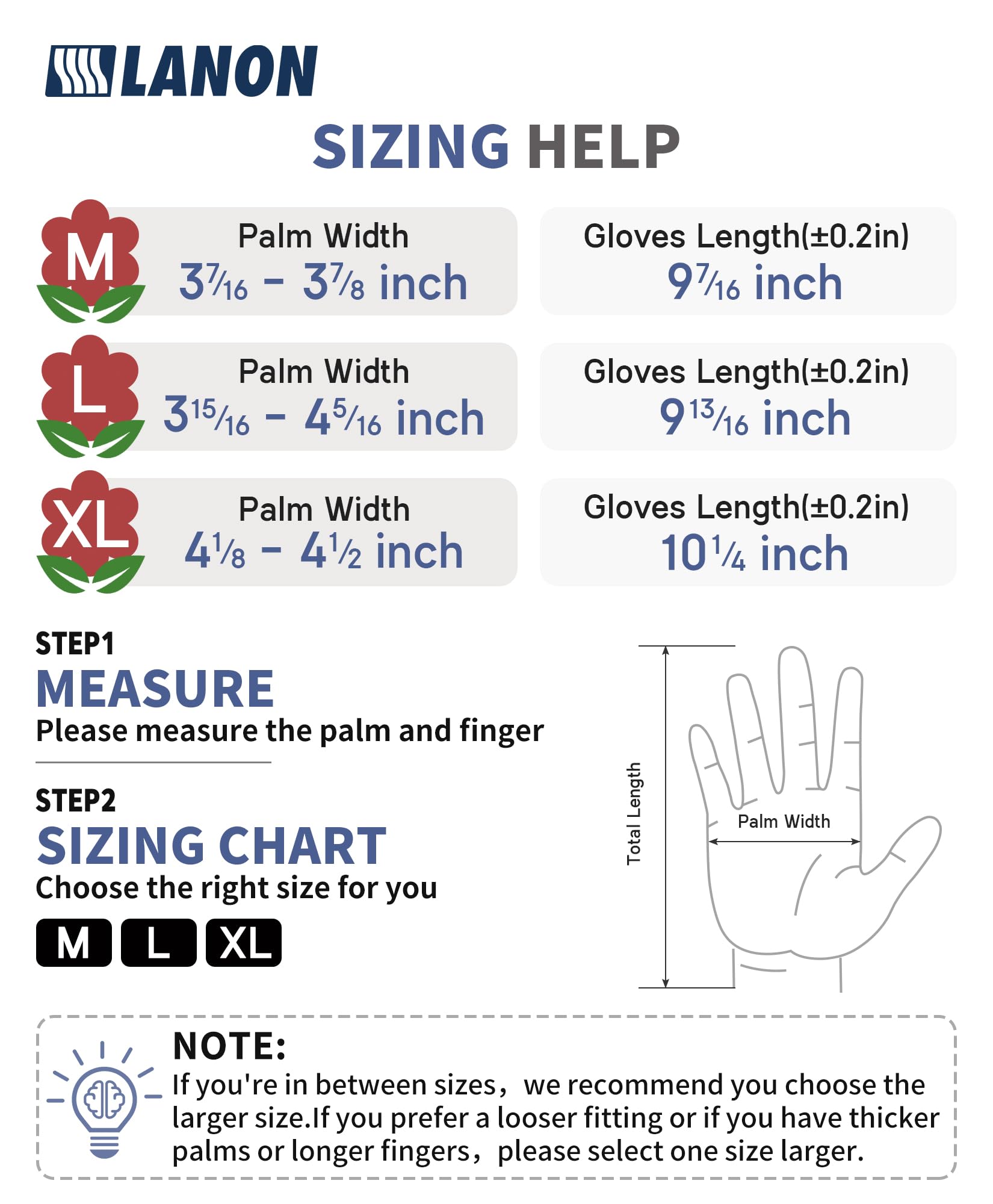 LANON CE-certified gloves meet EN 388 standards for safe garden use.