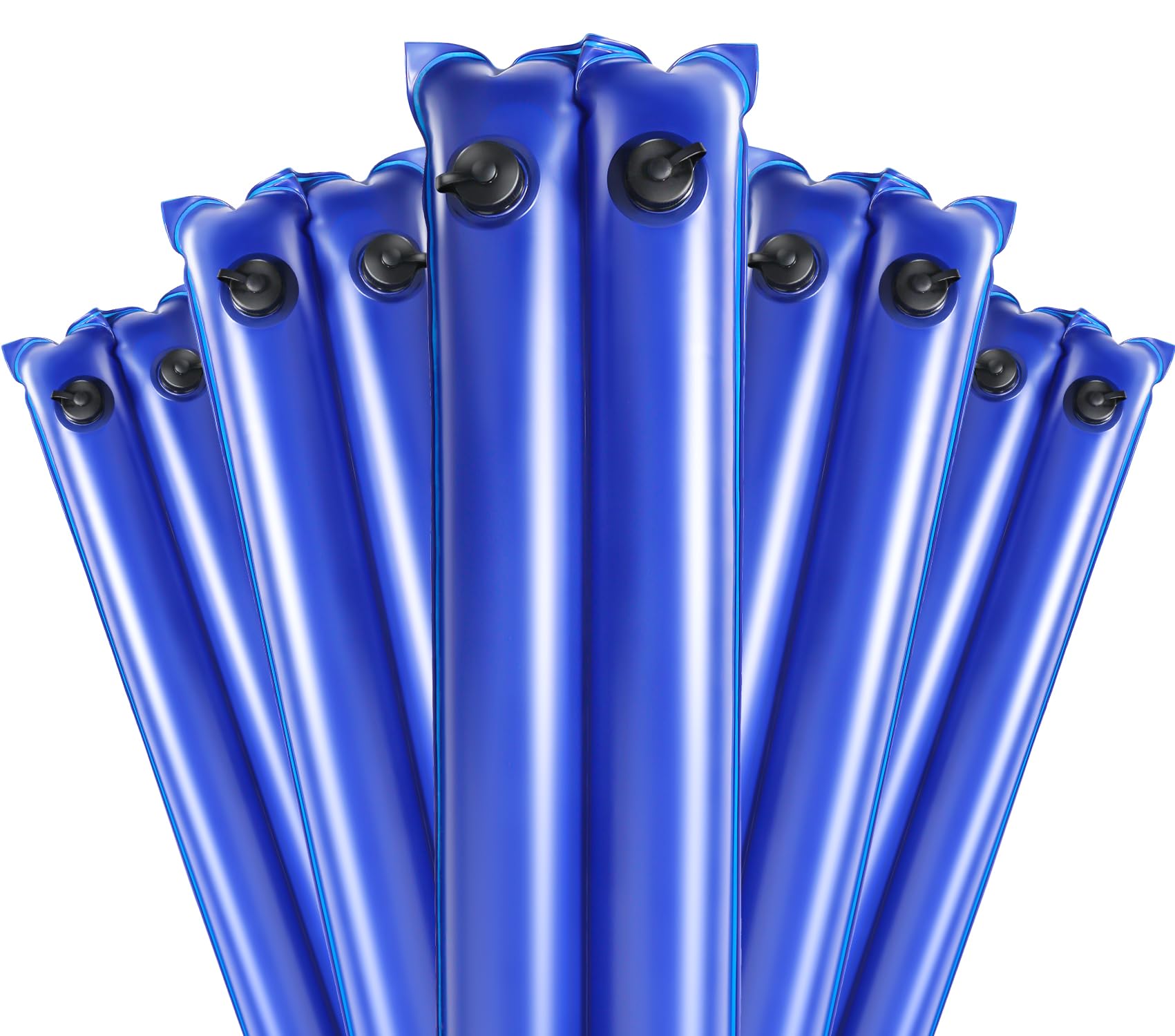 LanPool 8.5ft double-chamber water bag, side view, adds wind resistance.