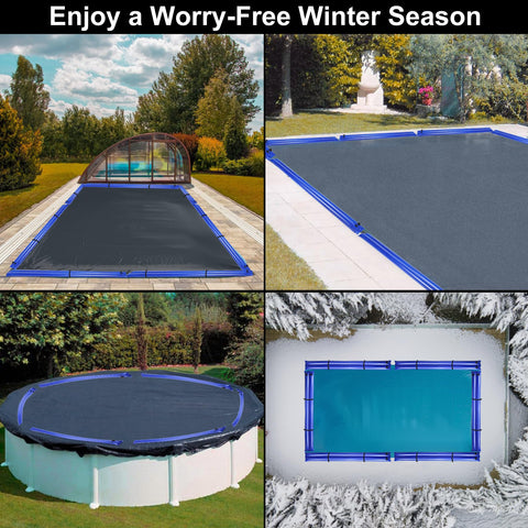 LanPool easy-install solution for securing pool covers against debris.