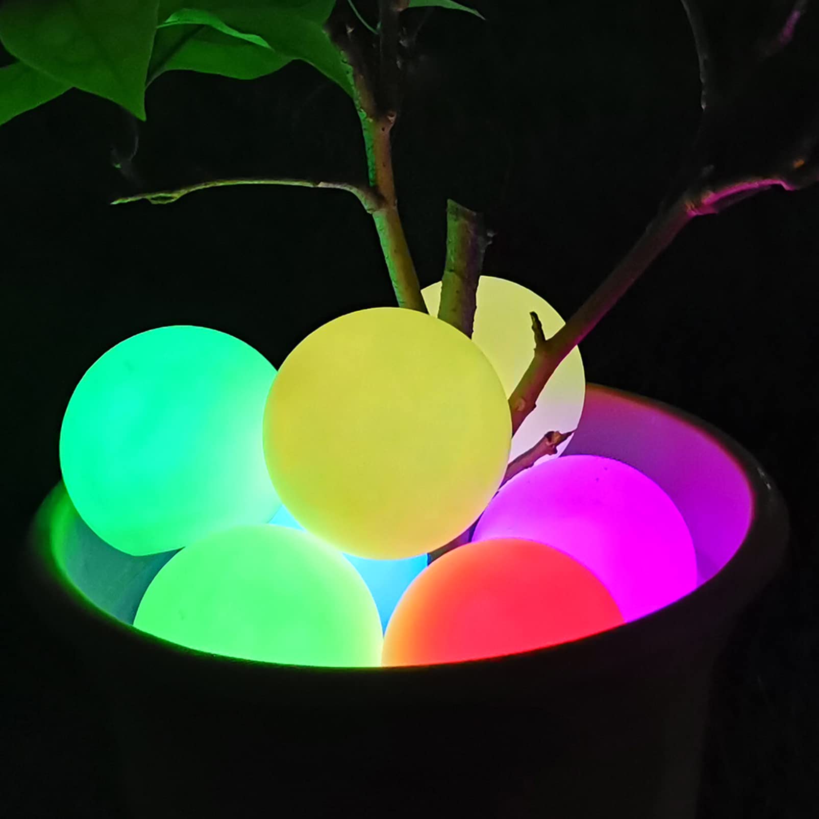 LanPool floating pool light ball on water glows softly for ambience