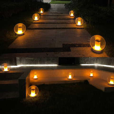 LanPool multi-mode design switches between flame, white, and gradient for versatile use.