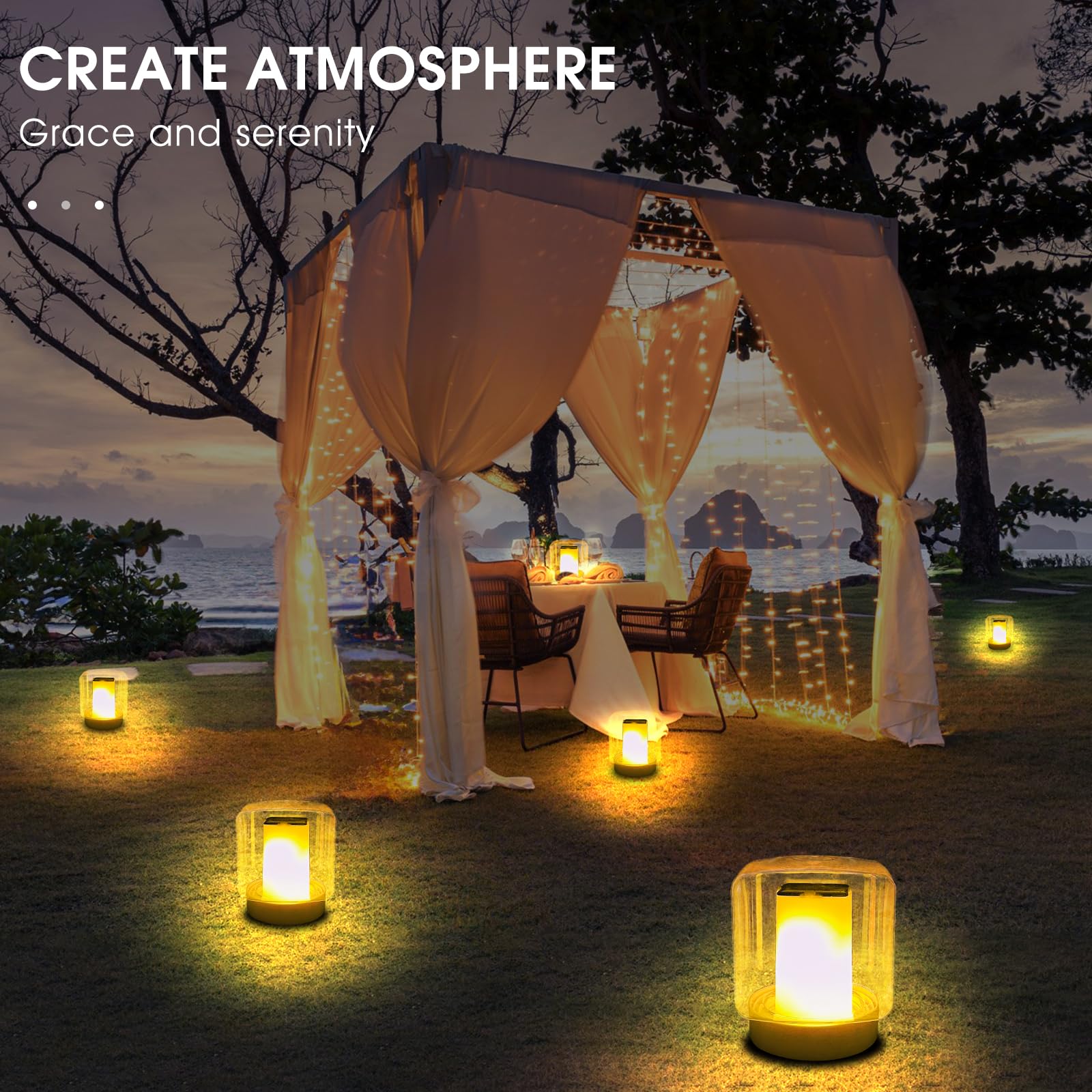 LanPool multimode white and gradient light adapts to mood.