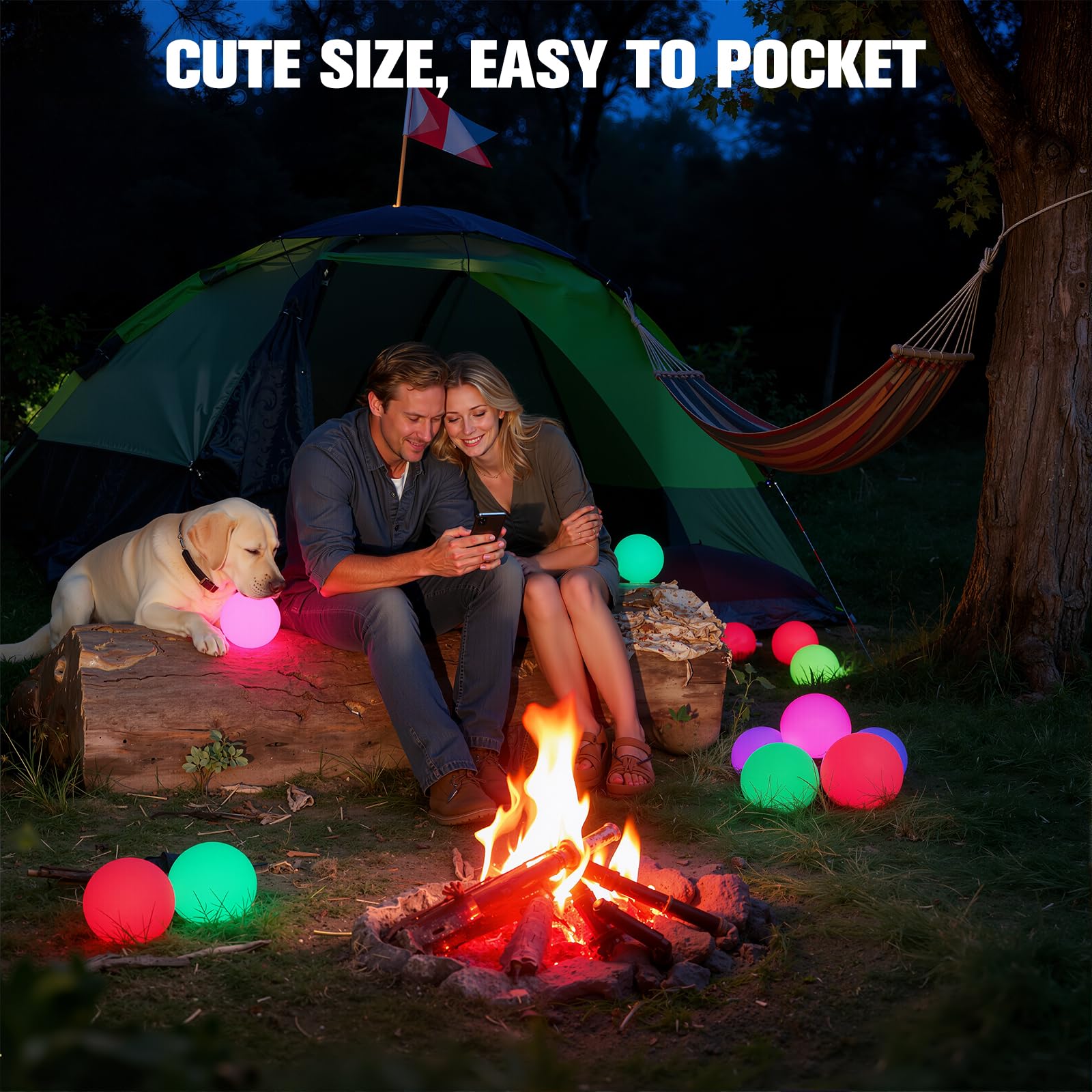 LanPool multimode glow ball with memory mode for easy setup