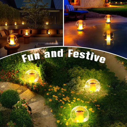 LanPool outdoor decor floats on lawn or pond, enhancing garden gatherings and events.