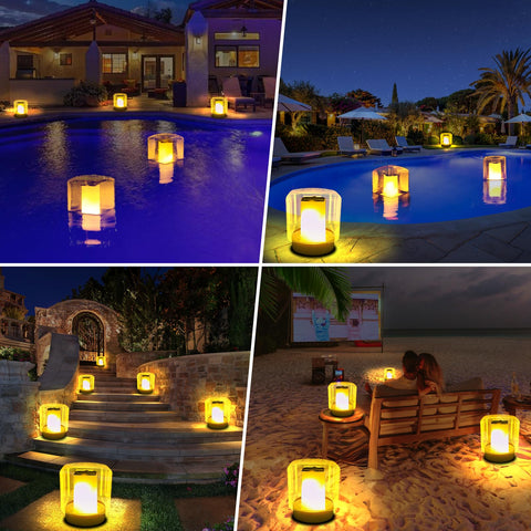 LanPool outdoor garden decor light adds inviting glow to patio spaces.