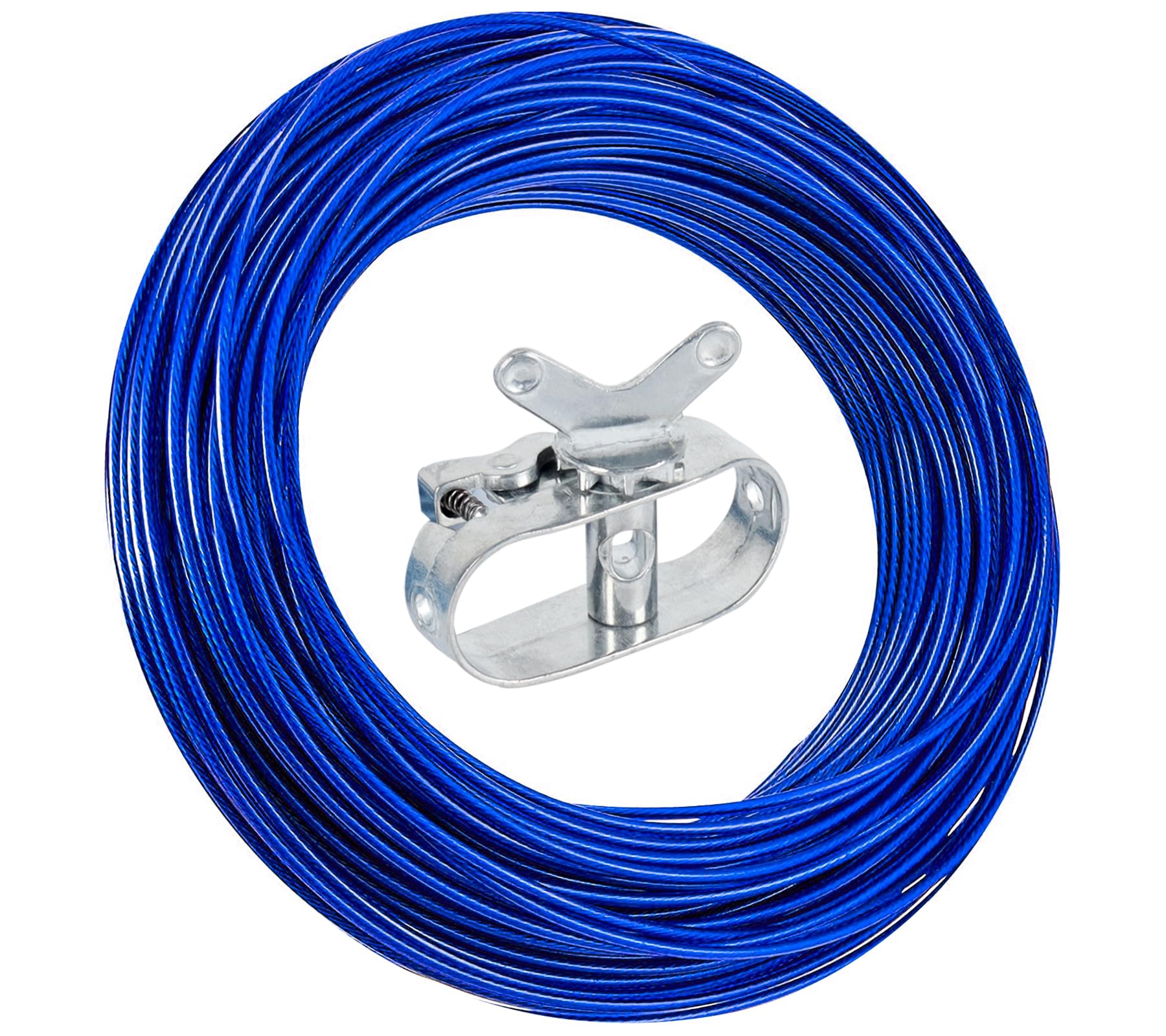 LanPool pool cover winch blue for secure winterizing with easy operation