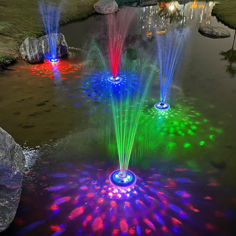 LanPool fountain operates quietly, adding soothing sound and motion.