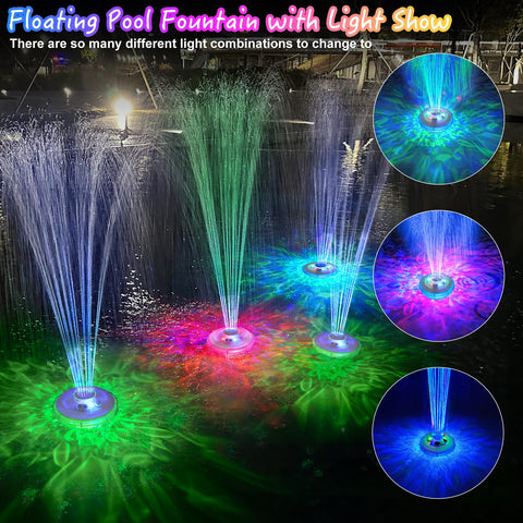 LanPool rechargeable fountain lets you enjoy rain or sun without replacements.