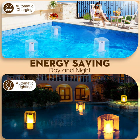LanPool square-shell design light floats reliably in pools and ponds.