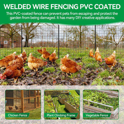 Lansybel versatile fencing for garden, yard, and boundary applications.
