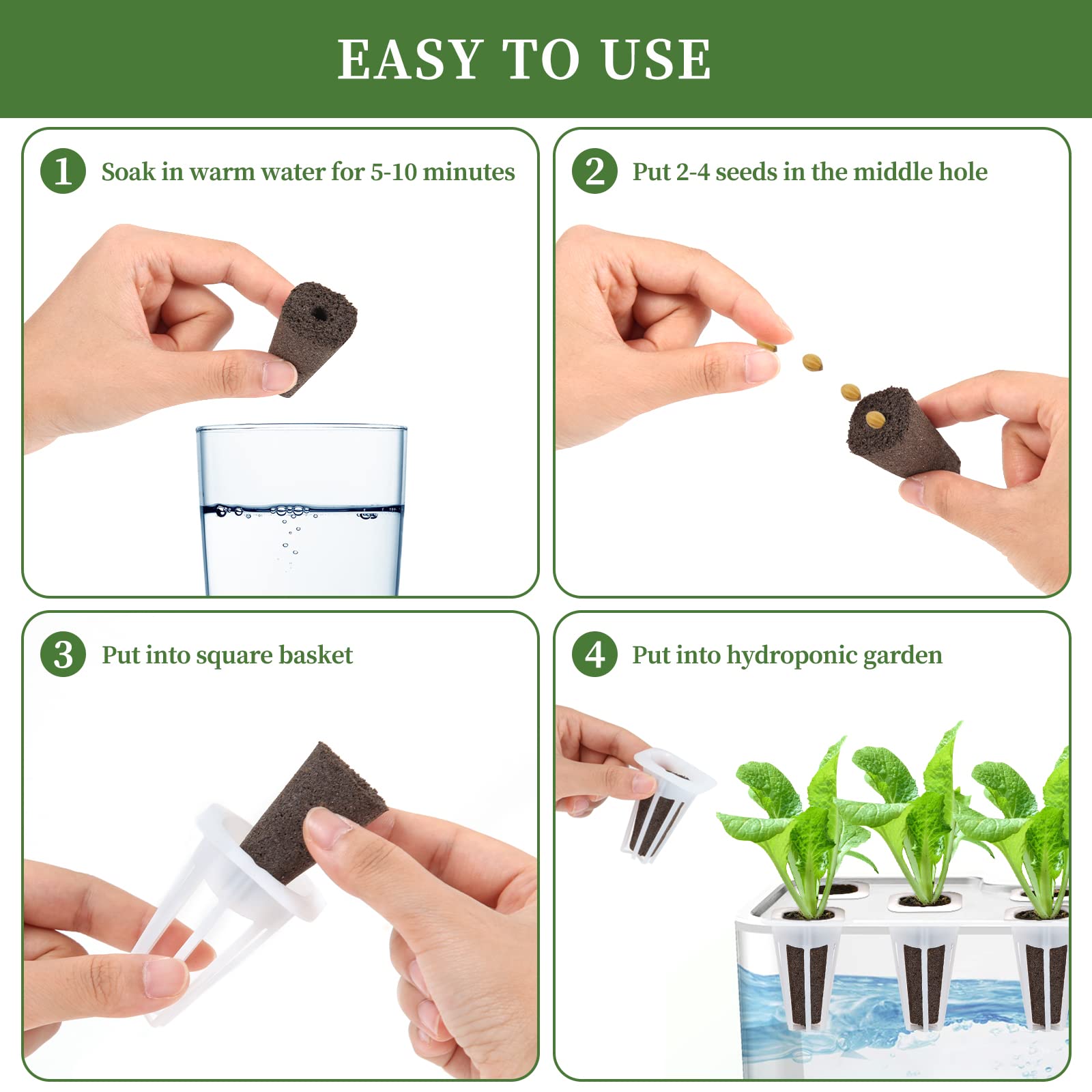 LANVRION 30-minute soak prep for optimal sponge readiness.