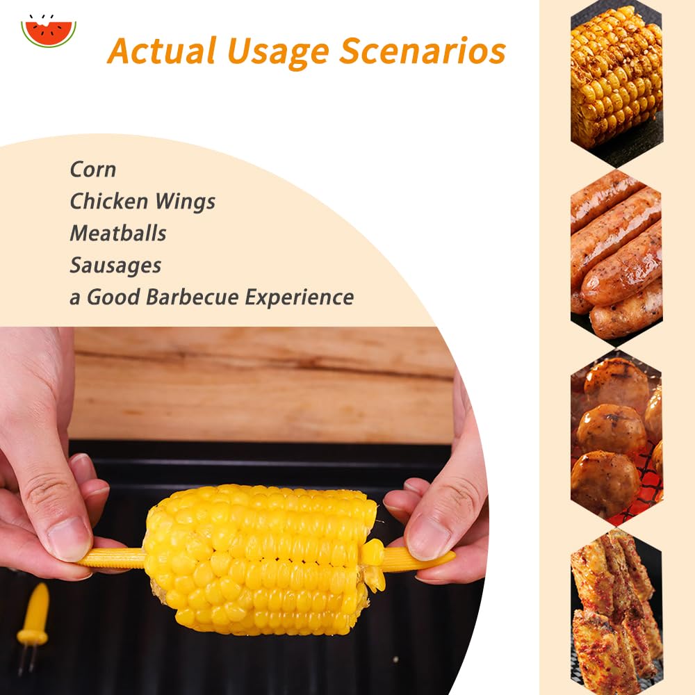 LaoChoes easy-clean corn holders simplify post-dinner cleanup.