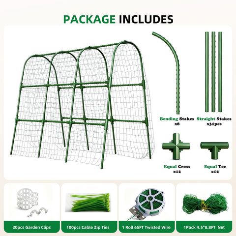 Laodier vegetable climbing support suitable for cucumbers, beans, and tomatoes