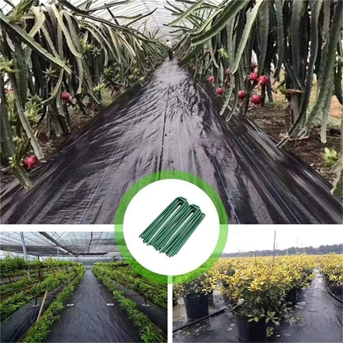 LAOJU fabric fix for landscape fabric helps prevent slippage and increase stability