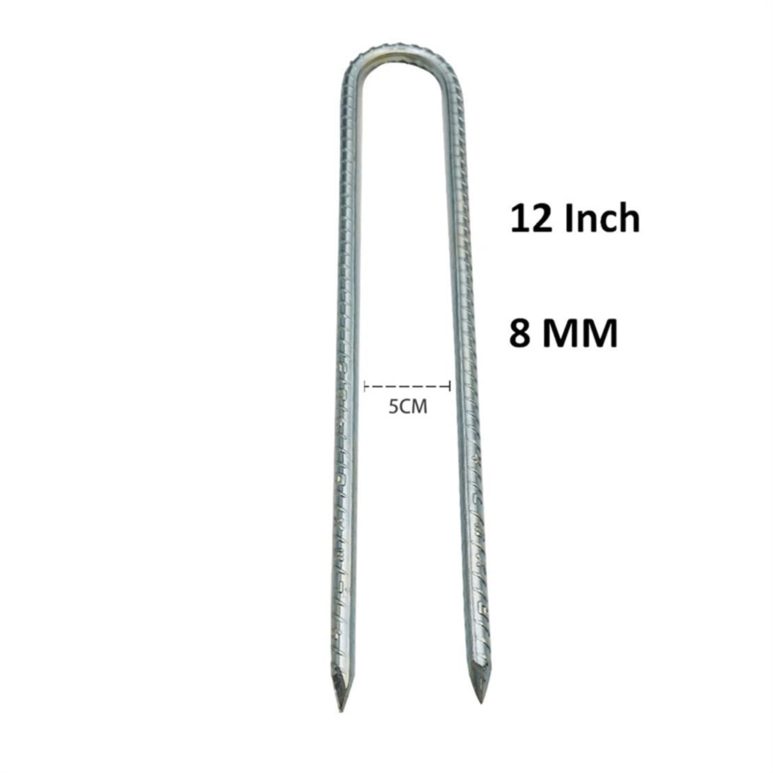 LAOJU chisel-point ground stakes penetrate hard soil with ease.