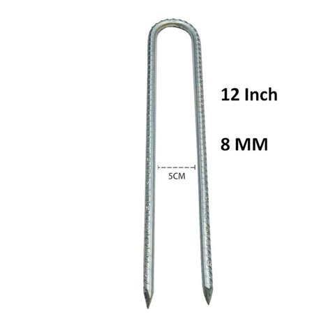 LAOJU chisel-point ground stakes penetrate hard soil with ease.