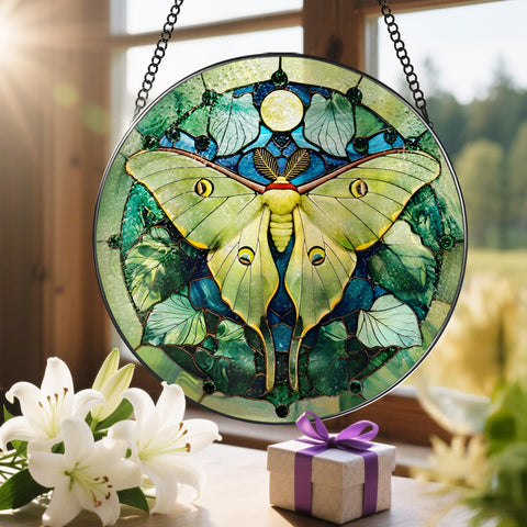 LAOWEIKI stained glass design endures sunlight for long-lasting color.