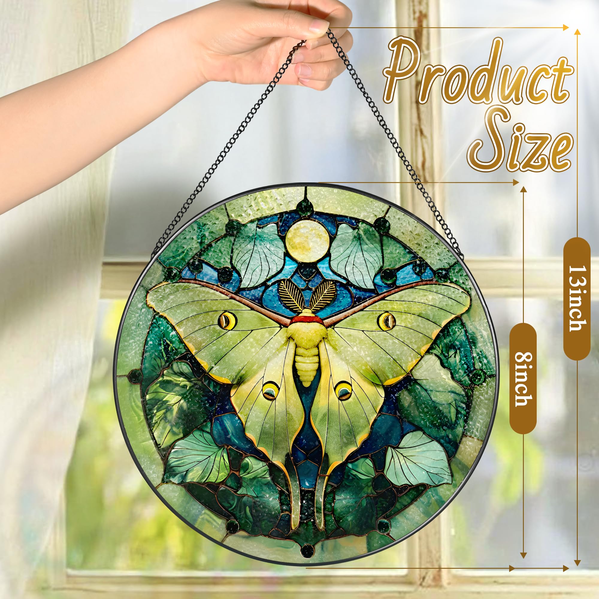 LAOWEIKI gift-ready packaging makes this suncatcher a thoughtful choice.