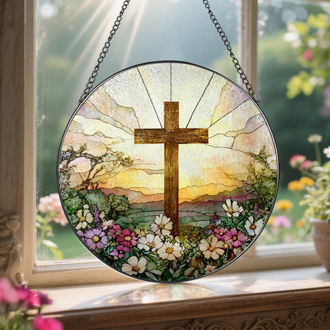 LAOWEIKI religious cross gift ideal for Easter or baptisms.