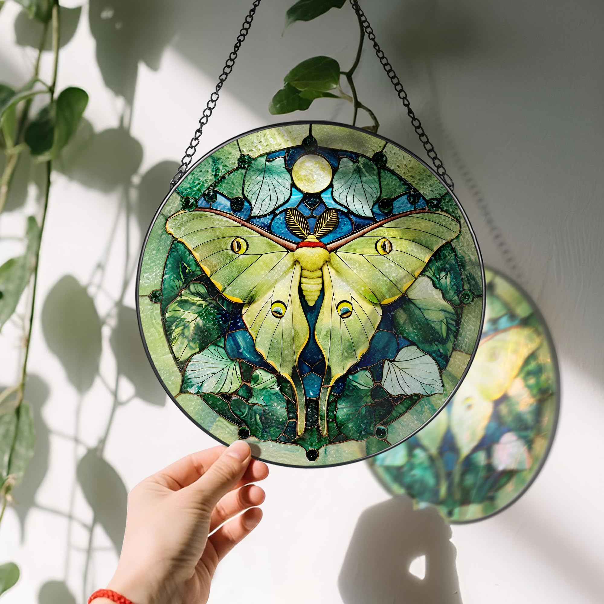 LAOWEIKI Luna Moth decor adds a shimmering touch to your space.