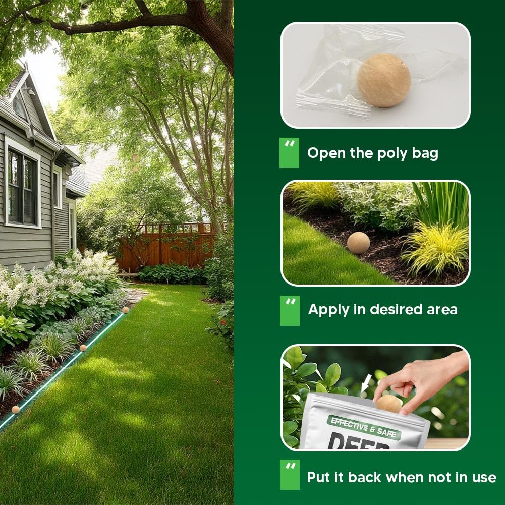 LAQDECDV 60–90 day scent provides ongoing outdoor protection.