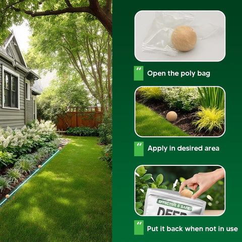 LAQDECDV 60–90 day scent provides ongoing outdoor protection.