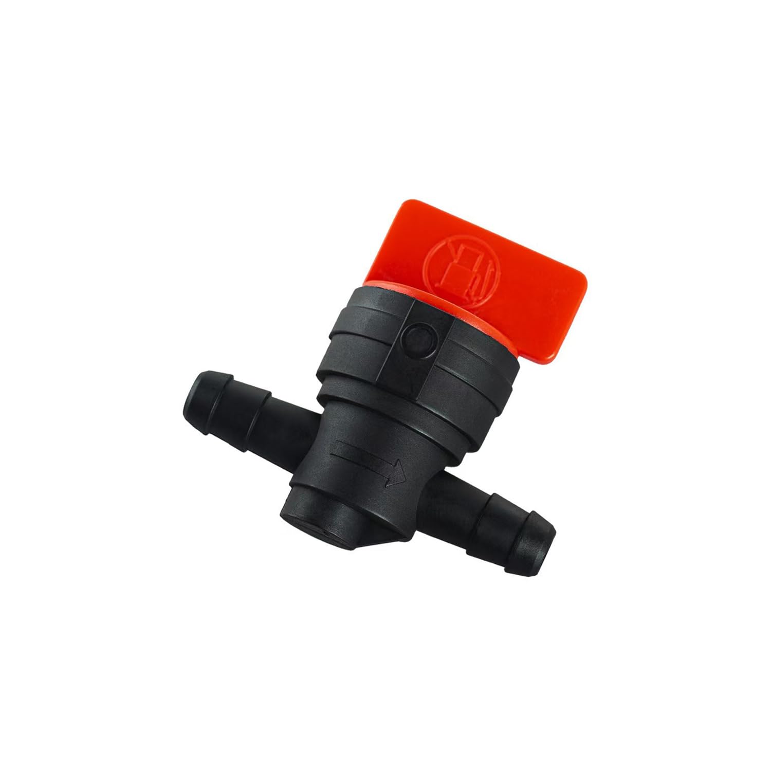 Laranvi valve being installed on a mower for easier fuel control