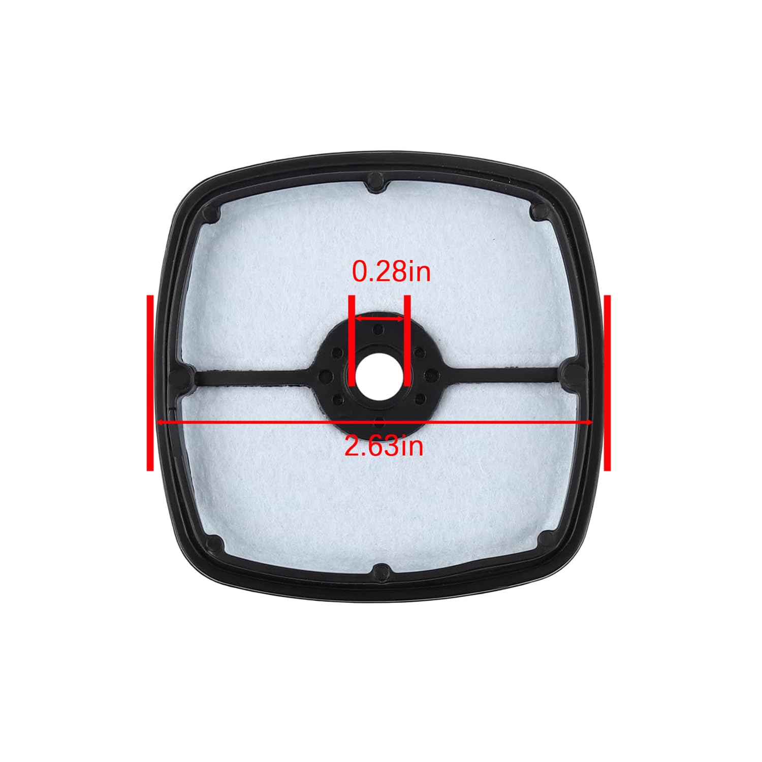 Laranvi SRM225 air filter closeup mesh detail