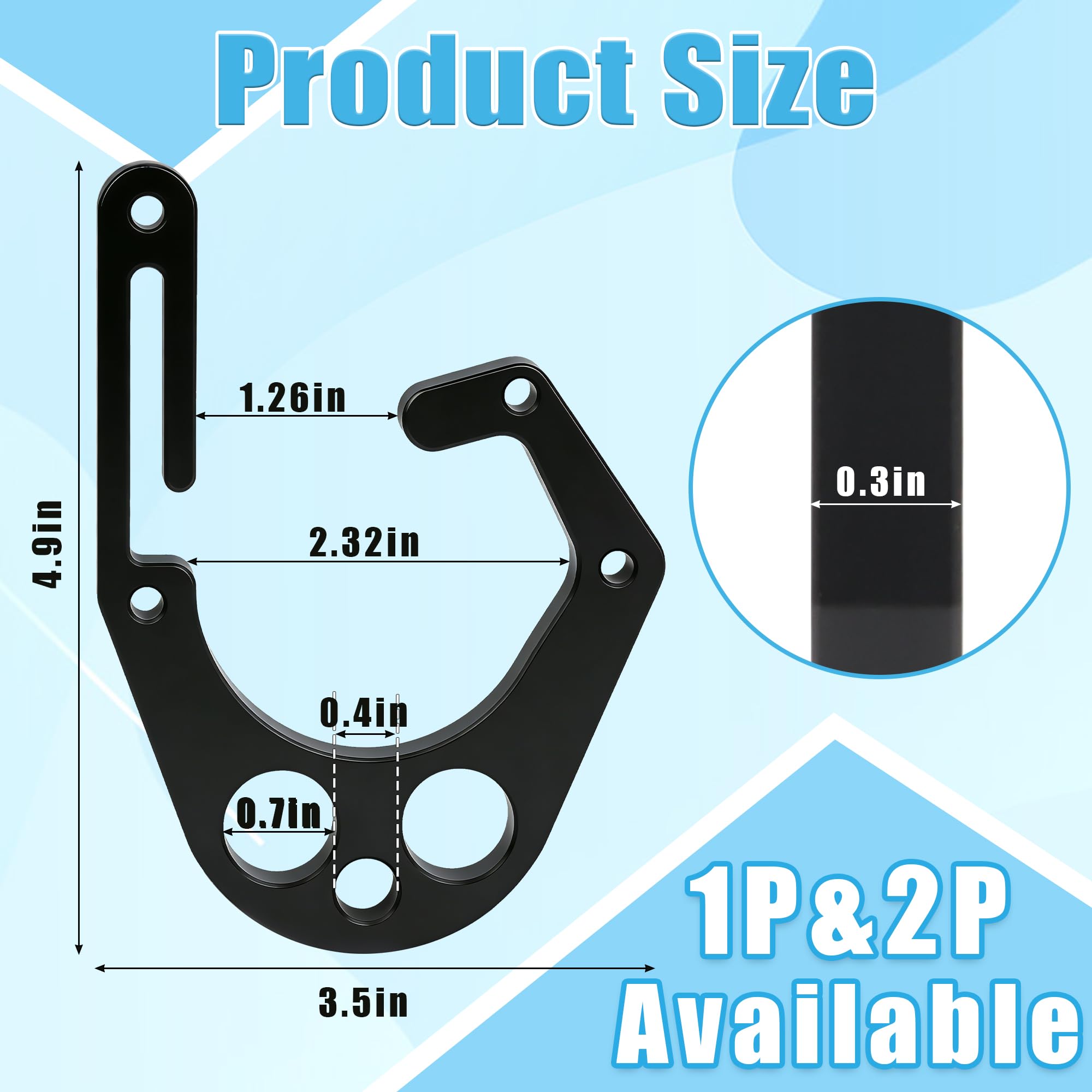 Larbeti aluminum hook for harness supports fast one-handed tool handling on climbs.