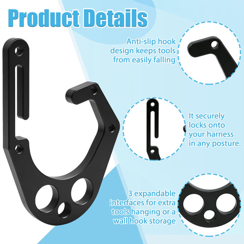 Larbeti three accessory loops keep gear within easy reach on the belt.