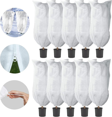 LARNORJE plant cover with frost protection and airflow.