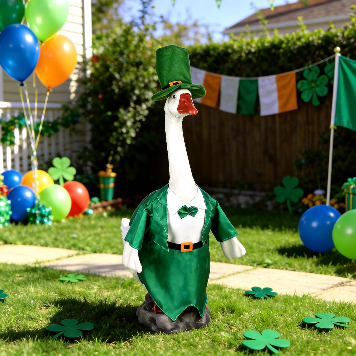 LarpGears Easter-ready goose outfit brightens spring porches.