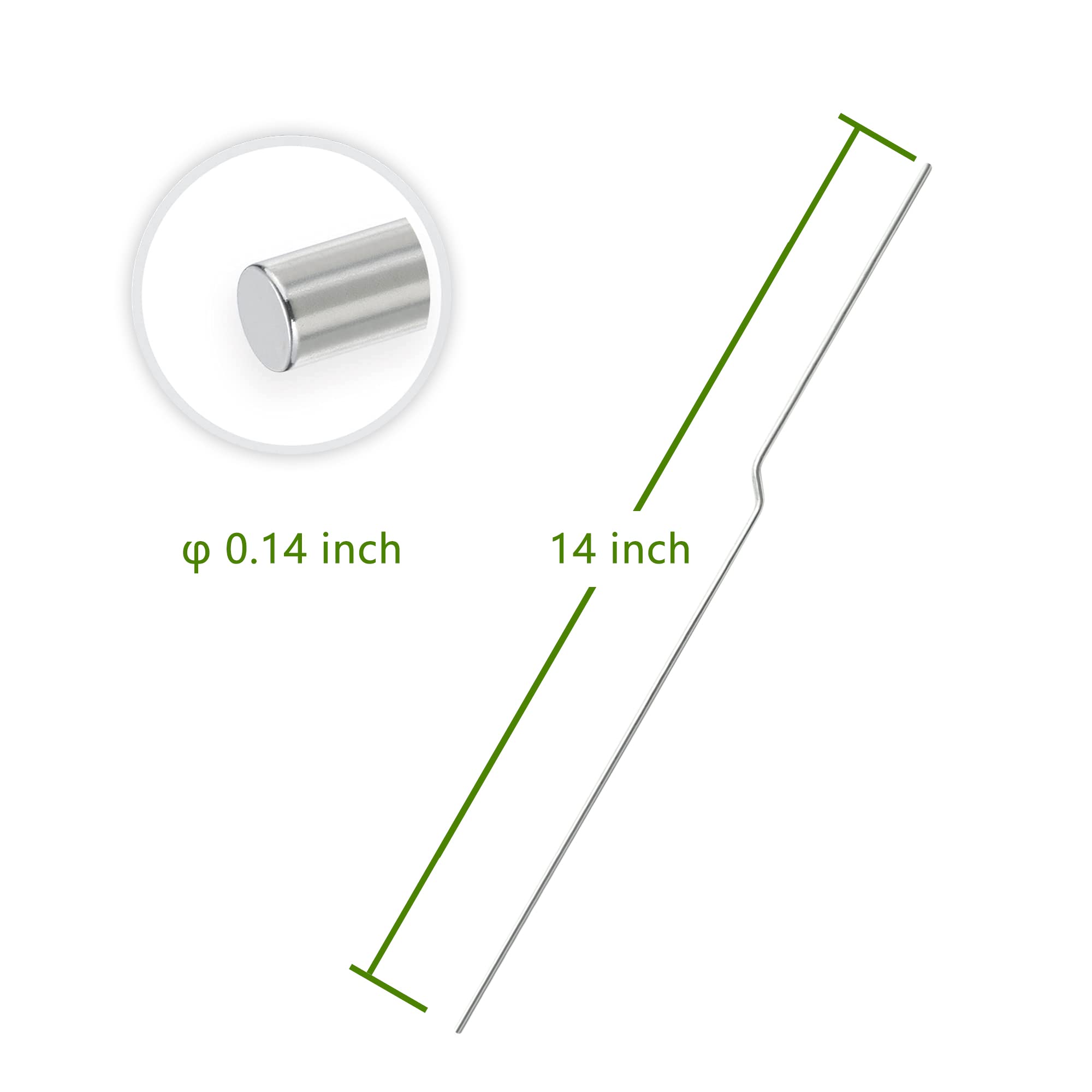 LARREEDE 3.5mm-diameter yard sign stake for 4mm or 5mm holes.