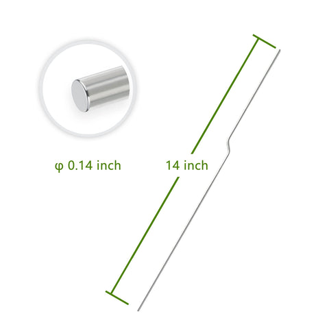 LARREEDE 3.5mm-diameter yard sign stake for 4mm or 5mm holes.