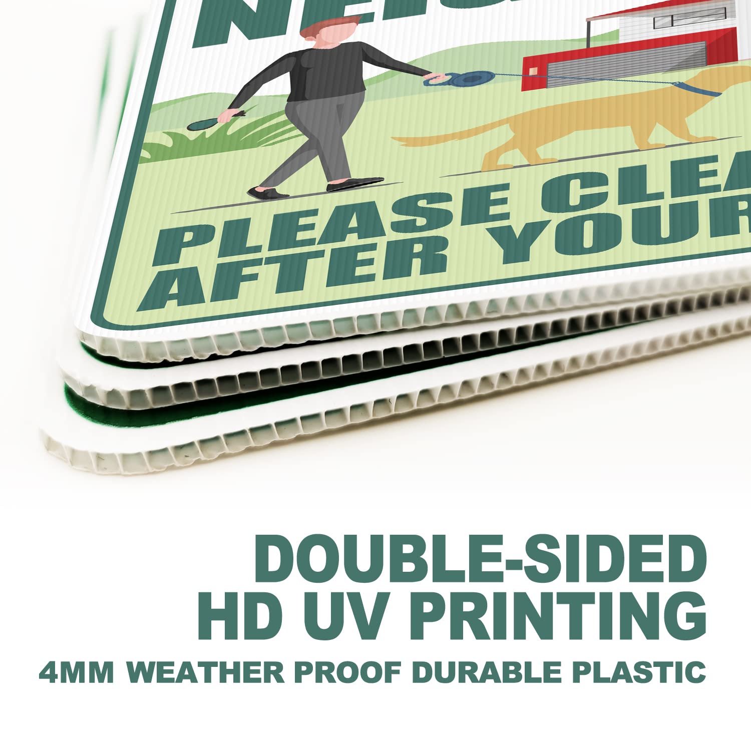 LARREEDE metal H-stakes included for quick outdoor setup and stable placement