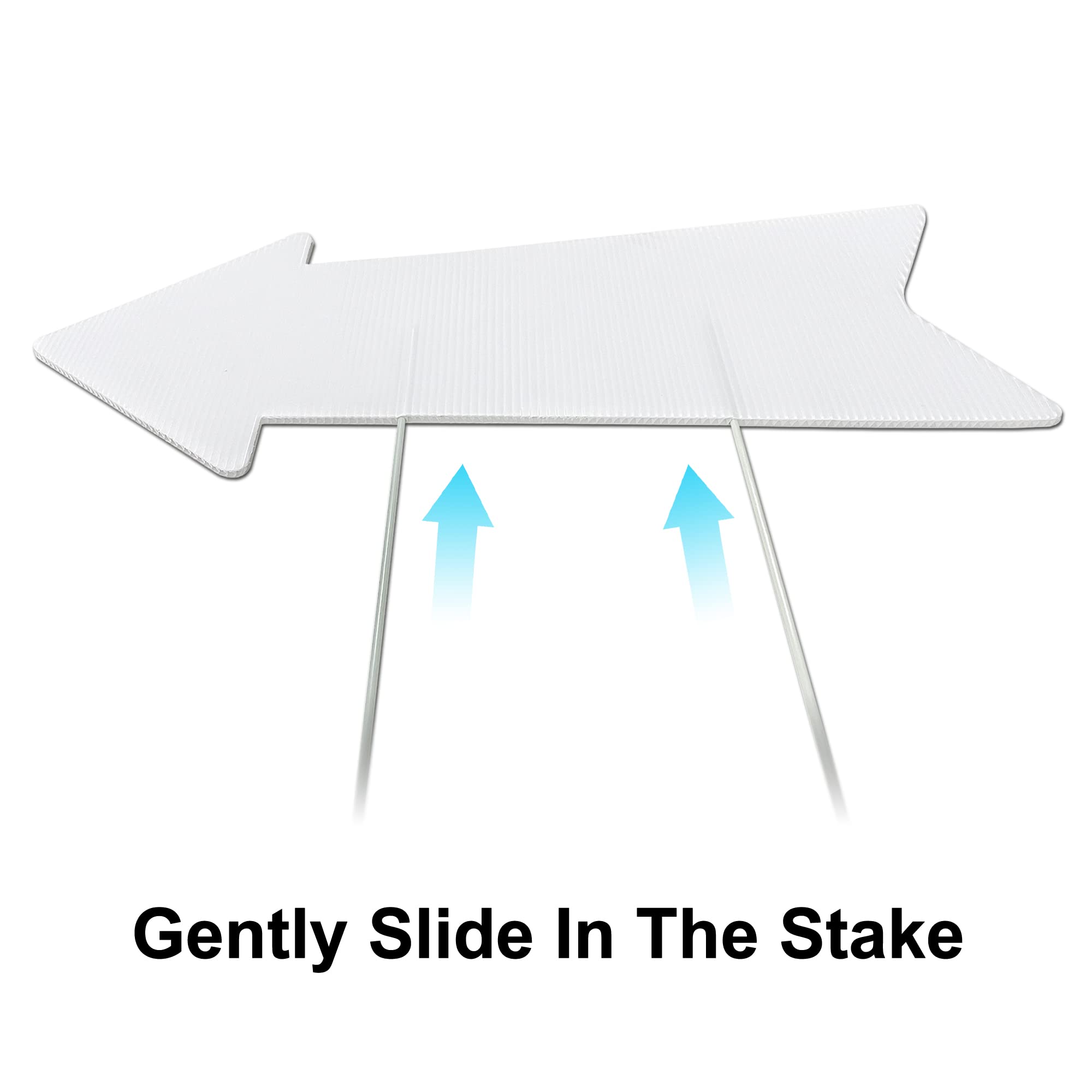 Weather-resistant arrow sign from LARREEDE ready for rain or shine