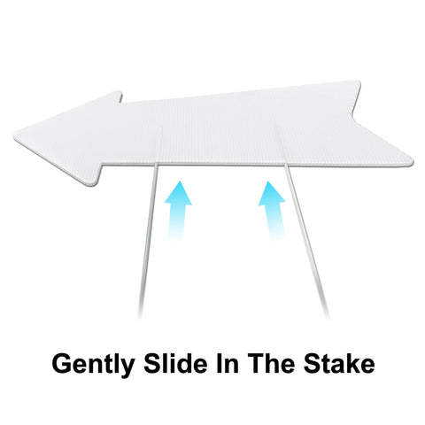 LARREEDE weatherproof arrow signs resist rain and wind.