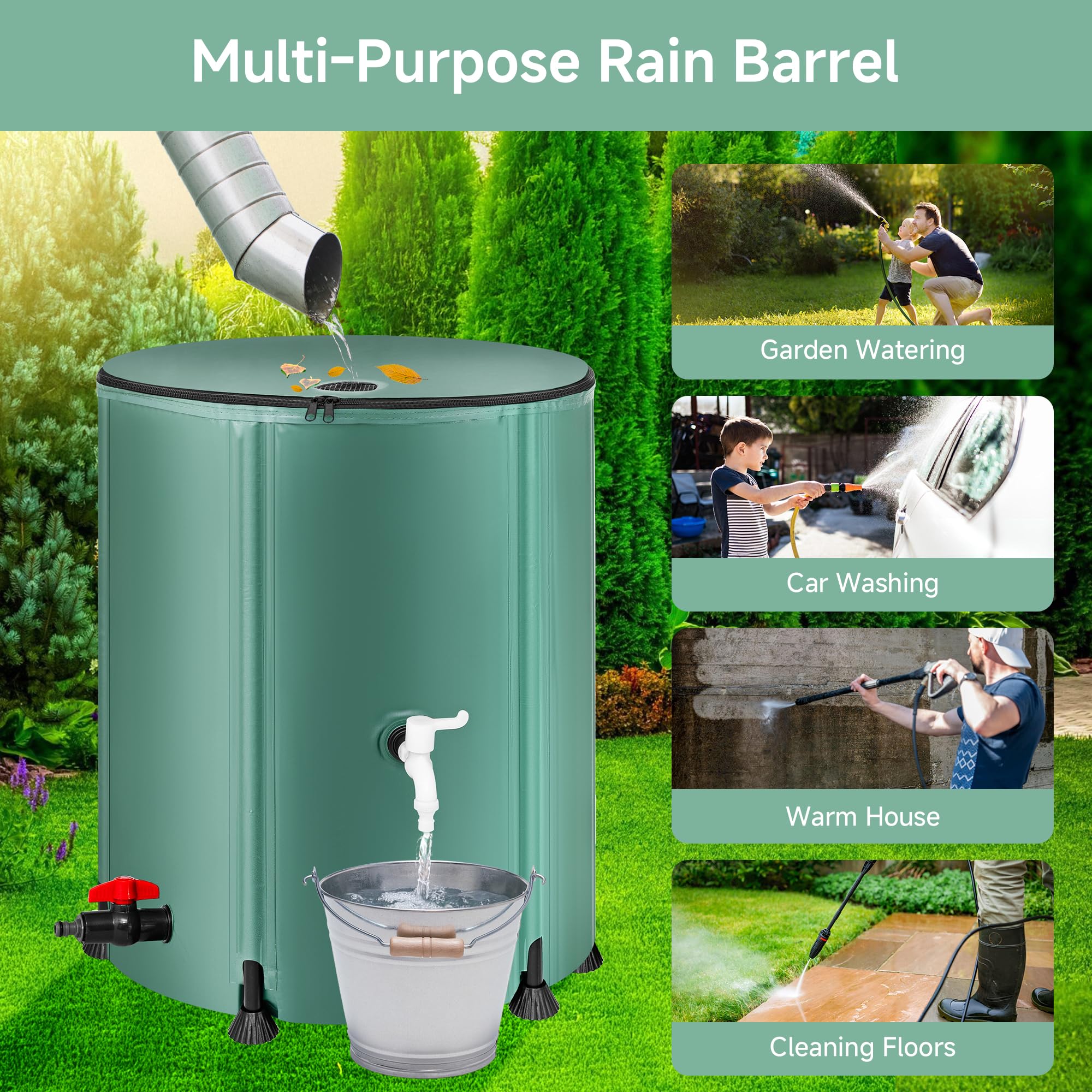 Laspeiraux easy installation and leak-proof design for quick setup