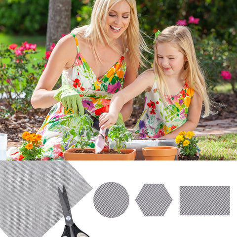 Lasuroa bottom mesh pad assembly for larger pot bottoms