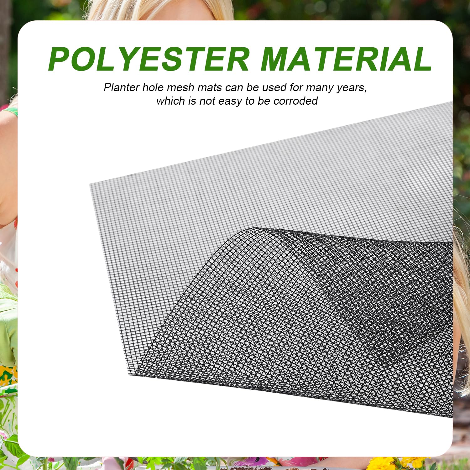 Lasuroa glass-fiber drainage pad durable and reusable for pots.