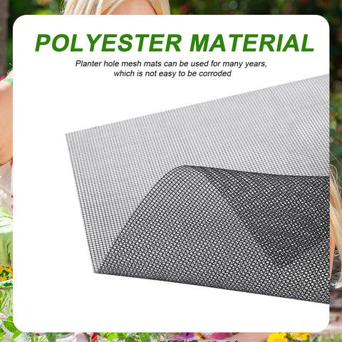Lasuroa glass-fiber drainage pad durable and reusable for pots.
